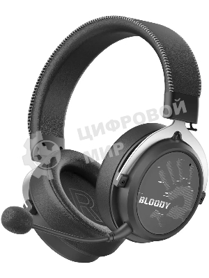 Гарнитура Bloody MR590 Sports чёрный, беспроводная + проводная, Bluetooth, до 35 ч