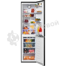 Холодильник Beko B3R0CNK332HXBR черный сапфир двухкамерный 200/100л морозилка снизу, No Frost