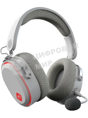 Беспроводные/проводные наушники GMNG GG-HS405W белый, полноразмерные, Bluetooth + радиоканал + проводной, до 40 ч