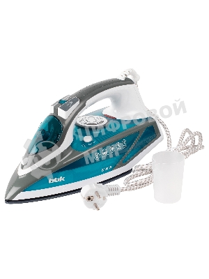 Утюг BBK ISE-2402 синий, 2400 Вт, 40 г/мин, 140 г/мин, 450 мл