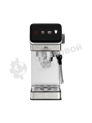 Кофеварка рожковая BQ CM7003 серебристый, исп. кофе - молотый, 1,2 л, 1350 Вт, 20 бар