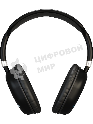 Беспроводные/проводные наушники SOUNDMAX SM-HP2200B черный, накладные, Bluetooth + проводной, до 8 ч