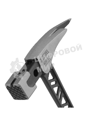 Молоток кровельщика Denzel 600 г, цельнокованый, боек с магнитом, двухкомп. обрезин. рук-ка