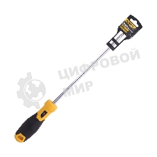 Крестовая отвертка Deli DL636200 PH2x200мм CR-V, Двухкомпонентная ручка. Хромированная.