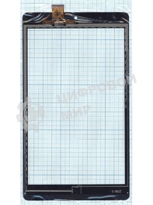 Сенсорное стекло (тачскрин) PB80JG2586-R1. черное