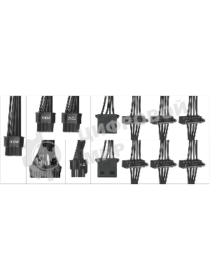 Блок питания Digma ATX 700W DPSU-700W-WH RTL, 700Вт, 80 PLUS белый, 120мм черный