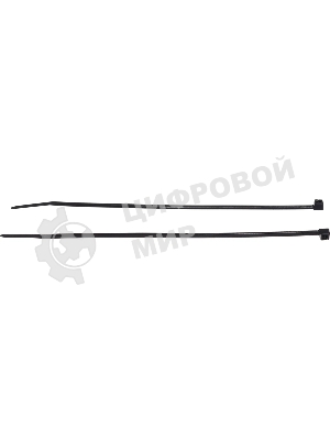 Нейлоновые стяжки Fortisflex КСС 3х150 черный 100 штук