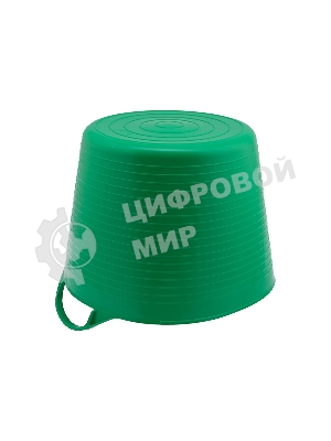 Ведро Сибртех гибкое сверхпрочное, 40 л, зеленый
