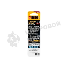 Сверло спиральное по металлу Denzel 4,5 x 80 мм, Р6М5, Golden Tip