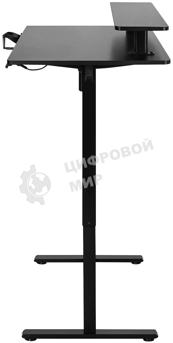 Стол игровой Defender Alliance черн, 110x60, высота 72-117, полк 1