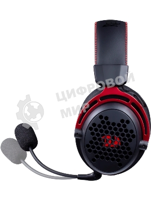 Гарнитура Redragon Diomedes чёрный/красный, проводная, USB / mini jack 3.5 мм