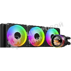 Система водяного охлаждения ID-Cooling SL360 V2 ARGB черный, алюминий/медь, 2500 об/мин, 31 дБ, 4 pin, 350 Вт