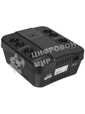 Источник бесперебойного питания Crown CMUS-295 EURO SMART/1000 ВА/600 Вт/8 х CEE 7 (евророзетка)