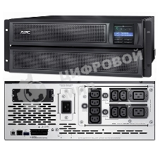Источник бесперебойного питания APC Smart-UPS X SMX3000HV/3000 ВА/2700 Вт/8x(IEC-C13), 2x(IEC-C19)