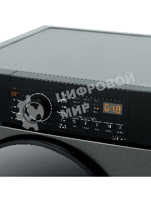 Стирально-сушильная машина Бирюса WMD-SM812/03 M металлик, загрузка фронтальная 8 кг, 1200 об/мин, класс: А+++