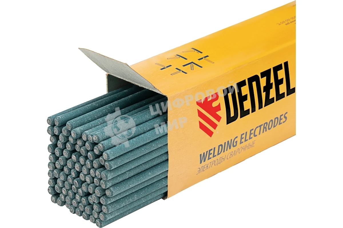 Электроды Denzel DER-3, диам. 4 мм, 5 кг, рутиловое покрытие