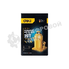 Домкрат бутылочный гидравлический Deli DQ71020 макс.грузоподъемность 20 т