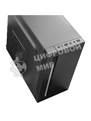 Компьютерный корпус Ginzzu D350 2хUSB 2.0,AU RGb w/o PSU