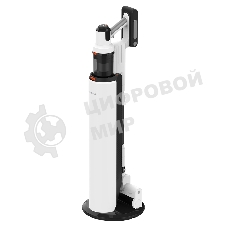 Пылесос вертикальный Garlyn MDC-1200 белый, питание от аккумулятора, 180 Вт, уборка сухая, пылесборник 0,5 л