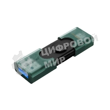 Флешка USB Kingston DataTraveler Duo (DTDEG2/128Gb), 128Gb, USB 3.2/Type-C, R/W 100/60, зеленая