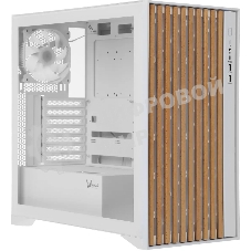 Корпус Formula V Line TimberLine T0 White, ATX, wood+plastic front, TYPE-C*1, USB3.0*2, FRONT 3x120мм FRGB, REAR 1x120мм FRGB