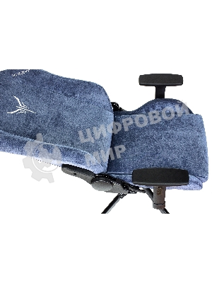 Кресло Knight N1 Fabric синий, ткань, 120 кг, механизм качания