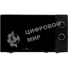 Микроволновая печь General Electronics GE-MS120B черный, 20 л, 700 Вт, переключатели - поворотный механизм