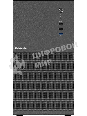 Компьютерный корпус Defender Apex Metal черный, mATX, USB3.0, USB1.1x2