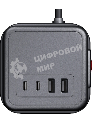 Сетевой фильтр Defender ILS 453 (3 м, 8 розеток, 2USB-A, 2USB-C)