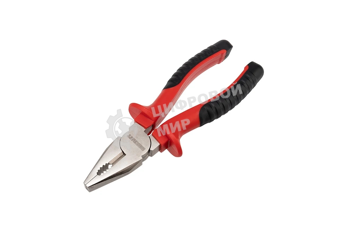 Плоскогубцы комбинированные Rexant 180 мм никелированные, двухкомпонентные рукоятки