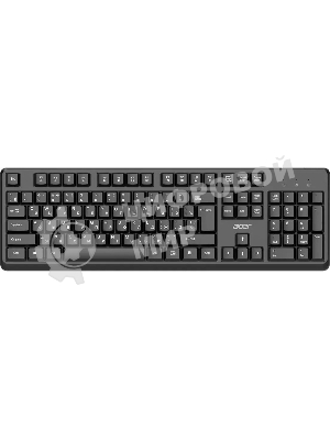 Комплект клавиатура+мышь Acer OCC501 проводной, USB, 1200 DPI, черный