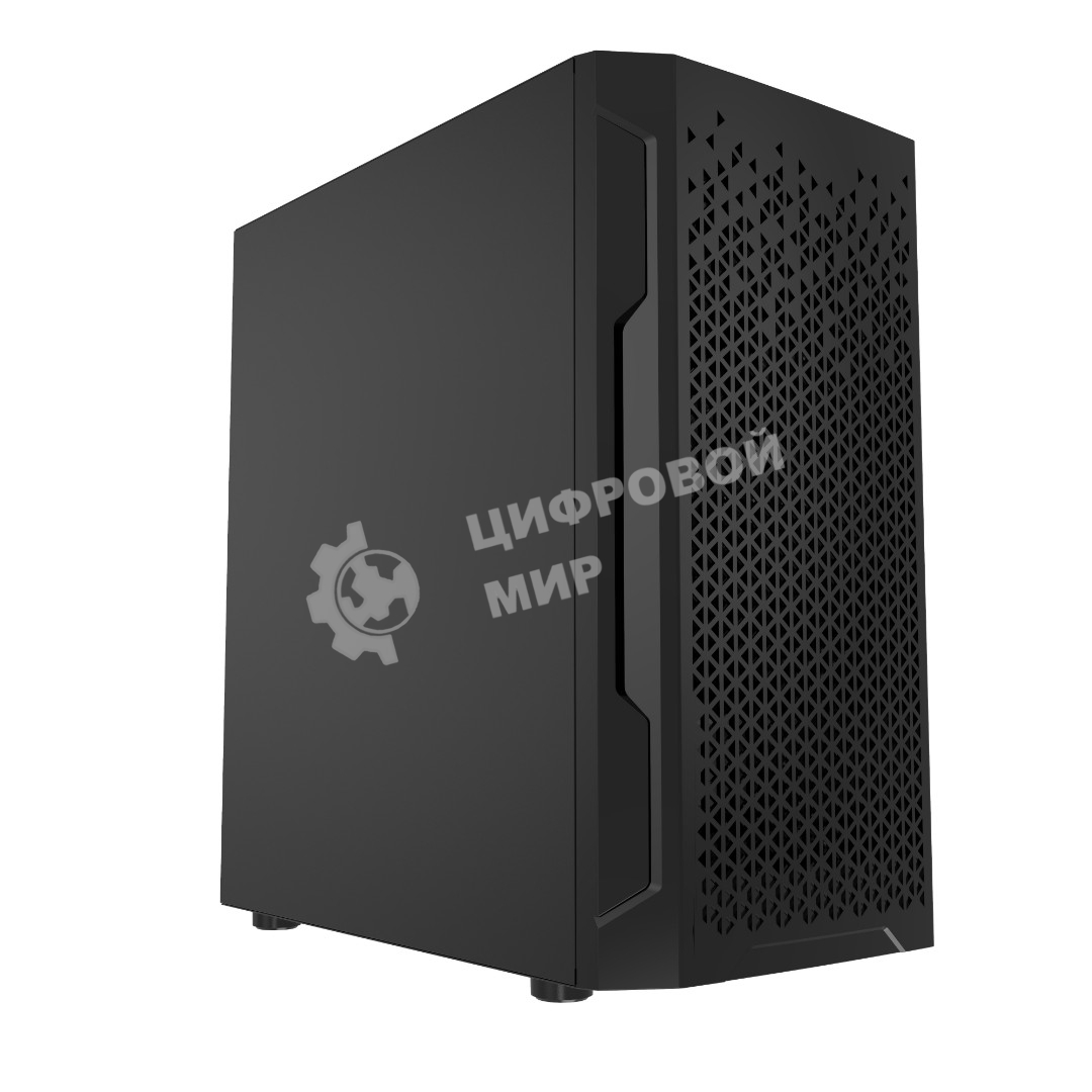 Компьютерный корпус Powercase Mistral Micro Z2B SI, Non Window, Mesh, 2x 120мм fan, черный, mATX (CMIMZB-F2SI)