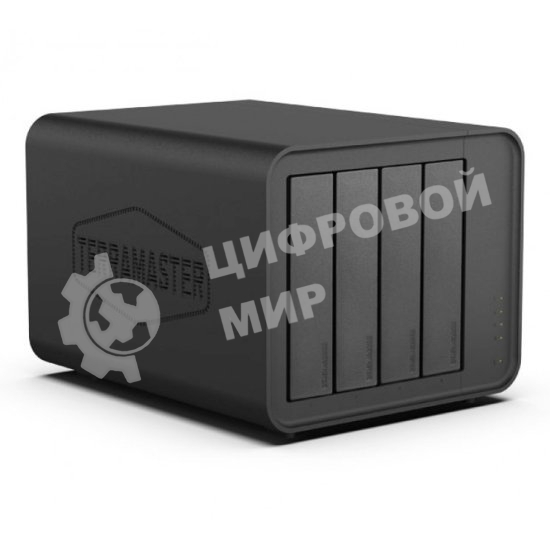 Сетевое хранилище TerraMaster D5 Hybrid DAS tower/RAID 0, 1, JBOD, SINGLE/up to (4xHDD + 4xM.2 SSD)/2xUSB3.2 Gen2/1xPS/1YW