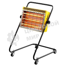 Обогреватель инфракрасный Ballu BIH-LM-3.0 желтый, кварцевый, 3000 Вт, 30 м2