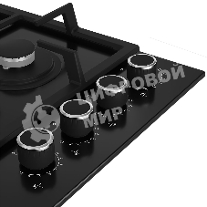 Газовая варочная панель Hotpoint HGS 62F/BK, независимая, черный