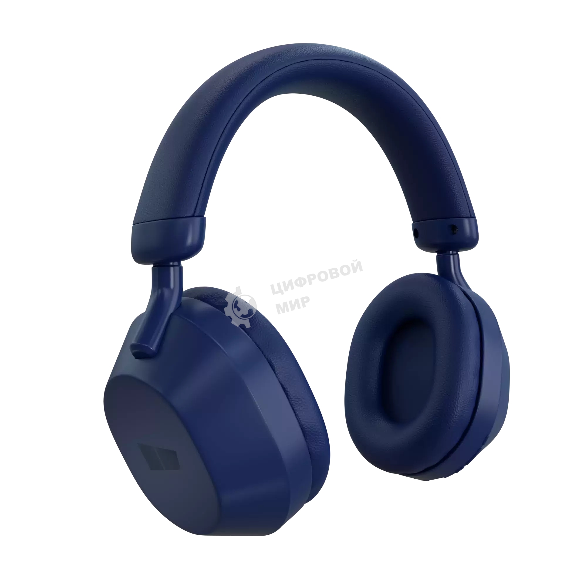 Беспроводные/проводные наушники MORE CHOICE HW55 темно-синий, накладные, Bluetooth + проводной, до 12 ч