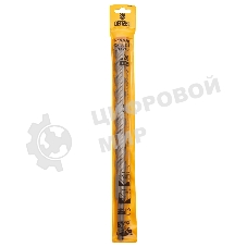 Бур по бетону Denzel двойная спираль, Cobalt W-tip, 20x310 мм, SDS PLUS