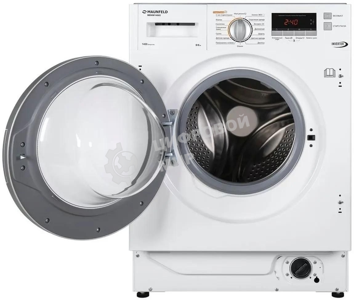 Встраиваемая стиральная машина Maunfeld MBWM1486S с сушкой