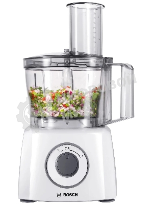 Кухонный комбайн Bosch MCM3200W, 800 Вт, 2 скорости, чаша 2300 мл.