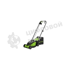 Газонокосилка электрическая GreenWorks GD1200LM32, 220v, 32 см, 1.2 кВт (2517807)