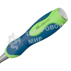 Долото-стамеска Сибртех, 28 мм, двухкомпонентная рукоятка