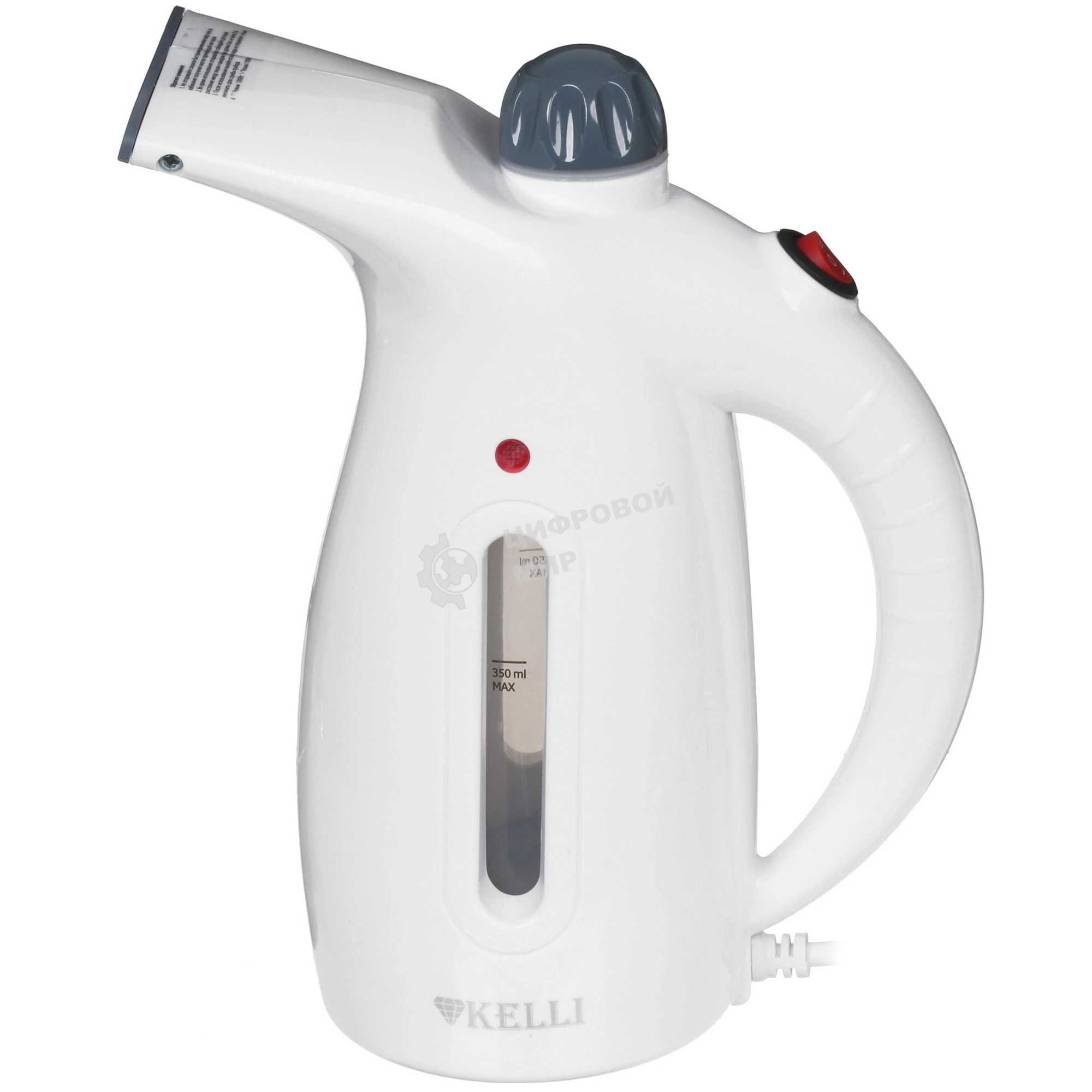 Отпариватель Kelli KL-317 белый, 1700 Вт, 20 г/мин, 350 мл