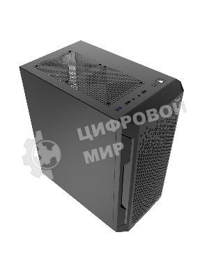Компьютерный корпус Powercase Mistral Micro Z2B SI, Non Window, Mesh, 2x 120мм fan, черный, mATX (CMIMZB-F2SI)