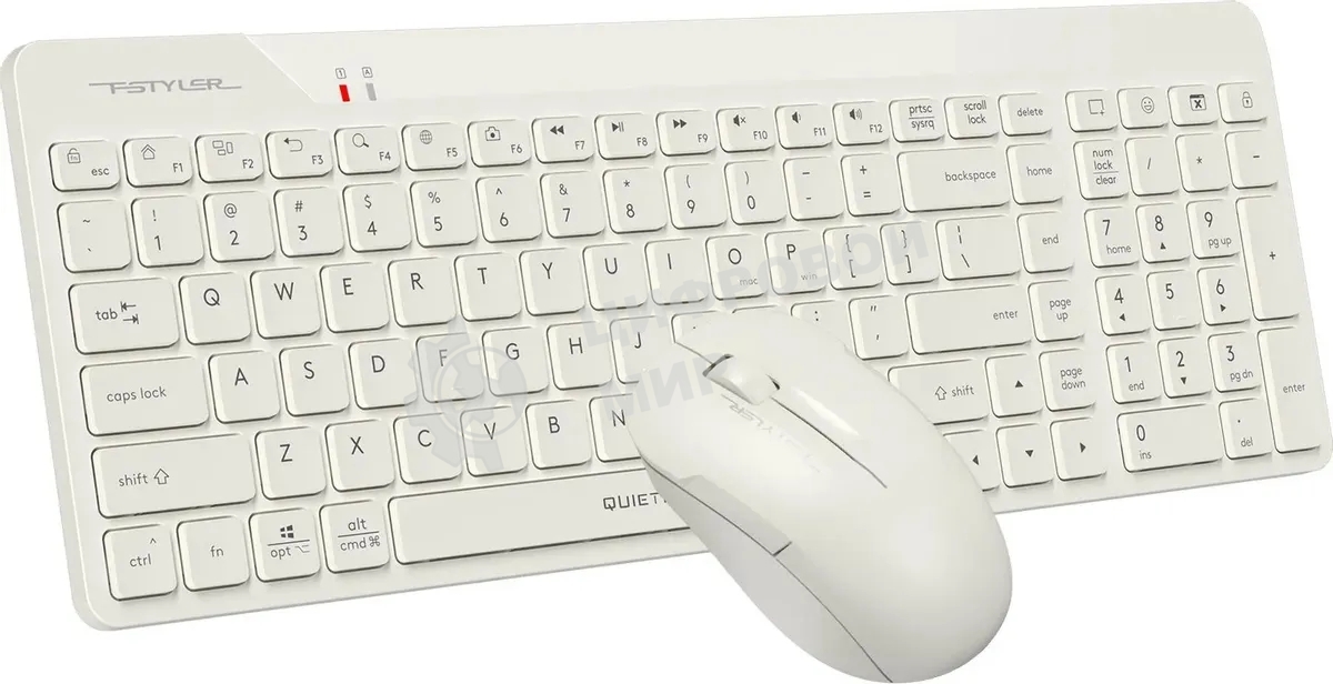 Комплект клавиатура+мышь A4Tech FStyler FG2300 Air беспроводной, USB, 1200 DPI, бежевый