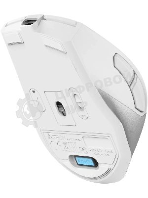 Мышь беспроводная A4Tech Fstyler FG45CS Air2 белый/серебристый, 2000 dpi, радиоканал, USB, кнопки - 7