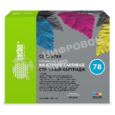 Картридж струйный Cactus CS-C6578A №78 цветной (39 мл)для HP DeskJet 900/1220C