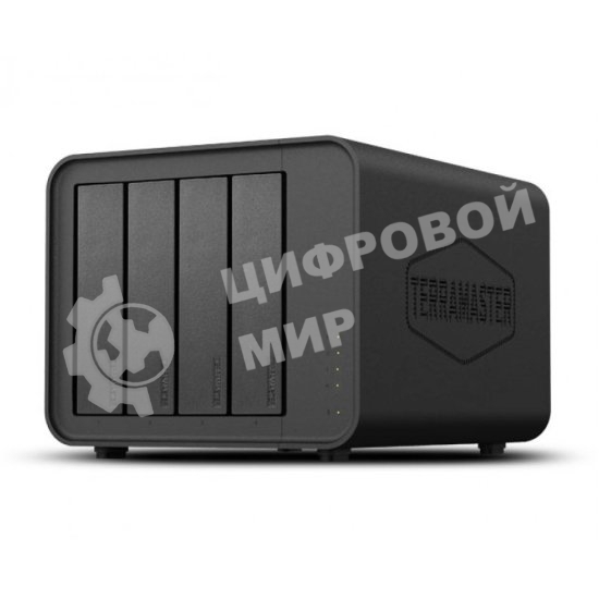 Сетевое хранилище TerraMaster D5 Hybrid DAS tower/RAID 0, 1, JBOD, SINGLE/up to (4xHDD + 4xM.2 SSD)/2xUSB3.2 Gen2/1xPS/1YW