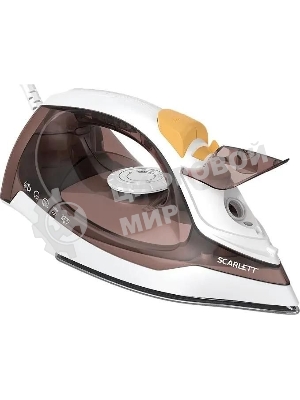 Утюг Scarlett SC-SI30K47, 2200 Вт, коричневый/белый