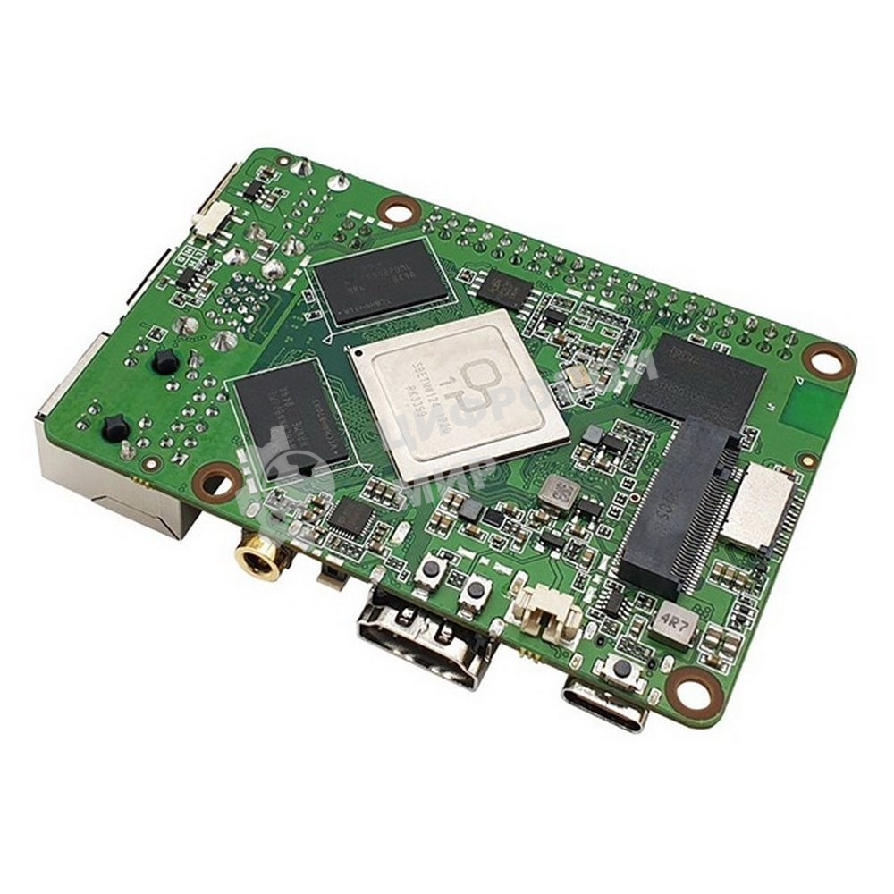 Одноплатный компьютер RockPi ROCK PI 4B Plus (4Gb/32Gb eMMC)