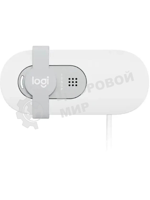 Веб-камера Logitech HD Webcam Brio 100 белый 2Mpix (1920x1080) USB-A с микрофоном (960-001618)
